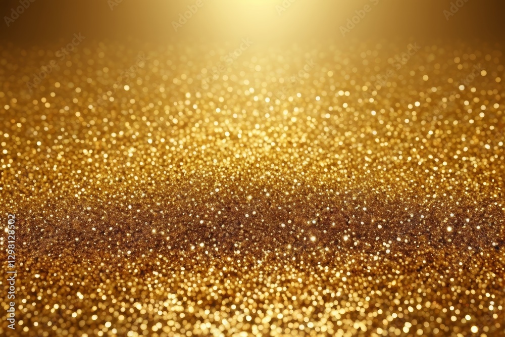a gold glitter background with a light shining down a gold glitter background with a light shining down