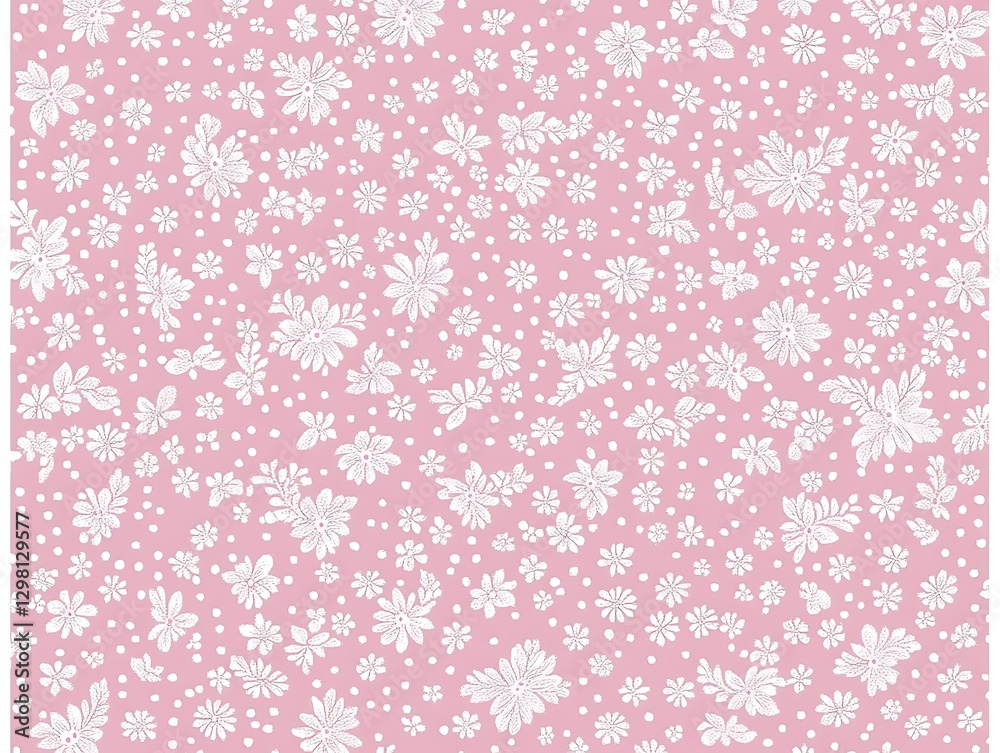 Floral pattern for textile and interior design Floral pattern for textile and interior design