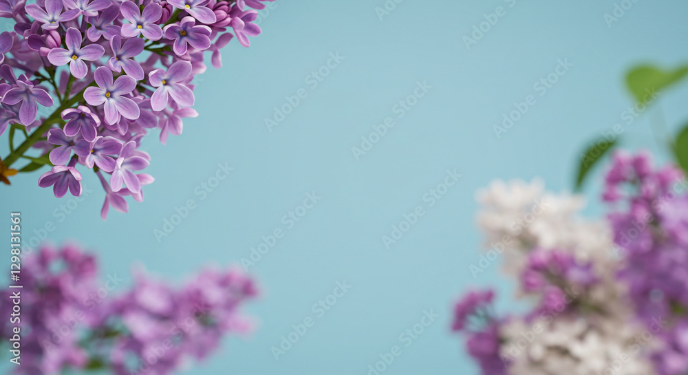 Fond lilas pour un design avec effet de profondeur et de volume, idées de design printanier 2025 Fond lilas pour un design avec effet de profondeur et de volume, idées de design printanier 2025