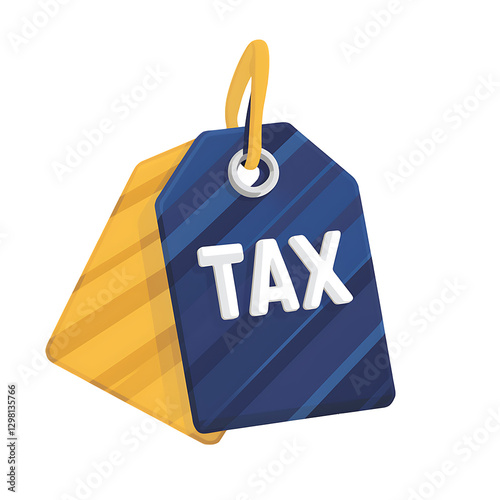 Tax Special Flat icon isolated