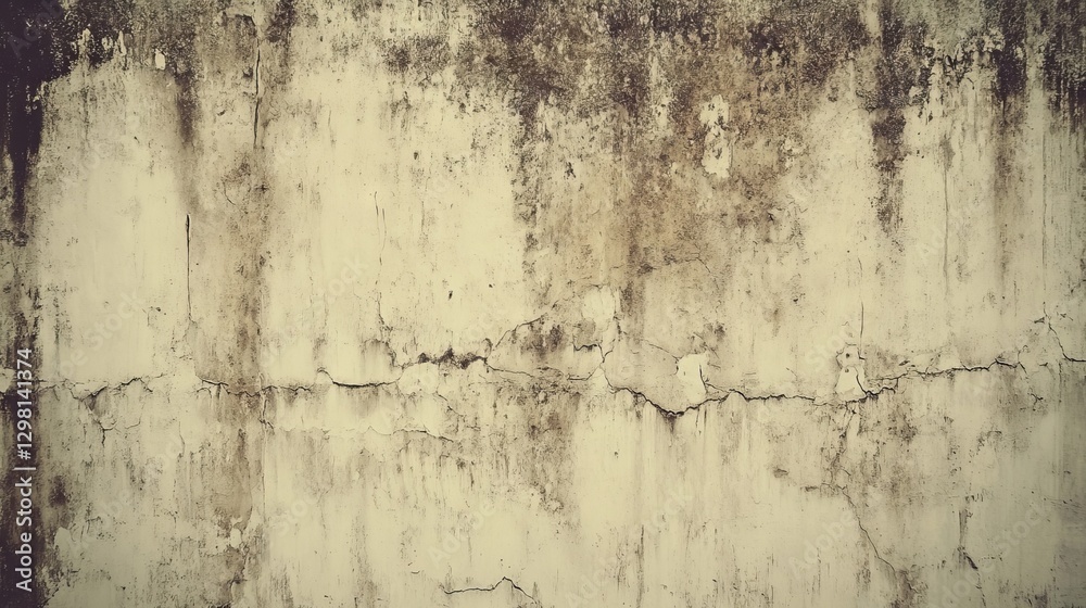 Obraz premium A rusty, old concrete wall makes a great vintage background. Its textured surface is perfect for design. 