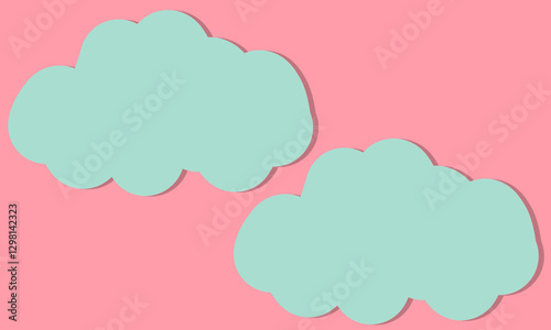 vector illustration of clouds