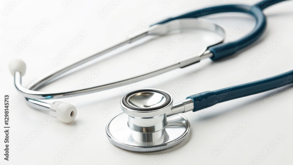 Medical Stethoscope on White Background Medical Stethoscope on White Background