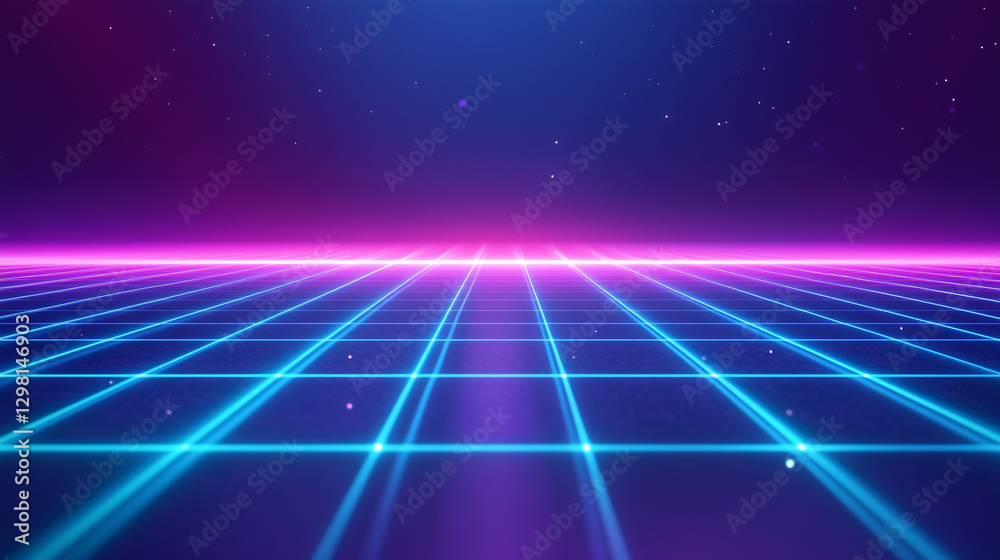 Fototapeta premium Abstract inspired background digital grid 