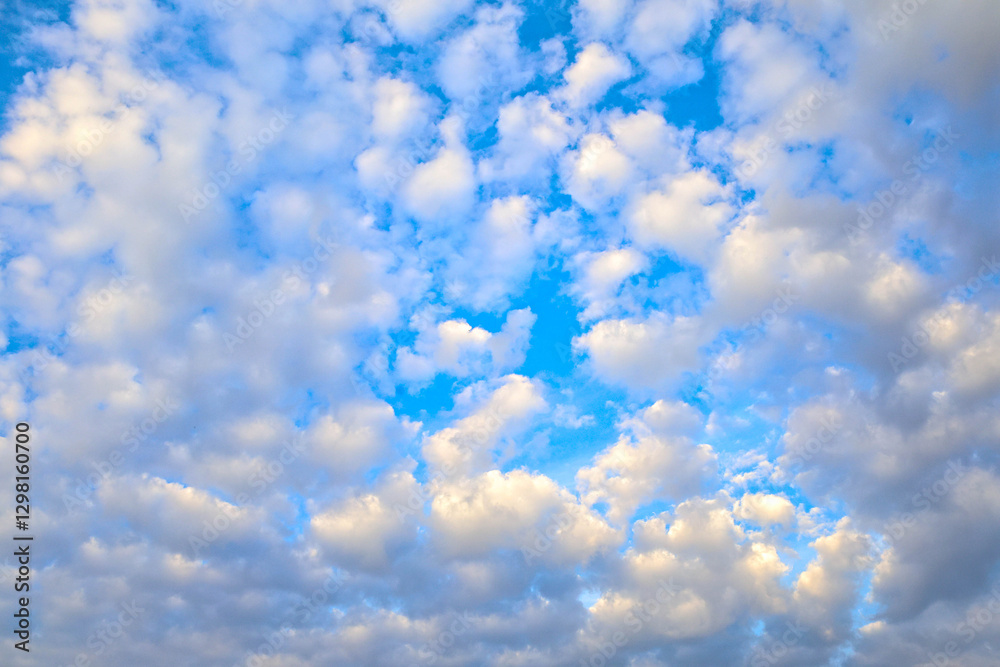 Obraz premium blue sky with clouds