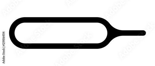 SIM Card Ejector Pin Symbol. Vector.