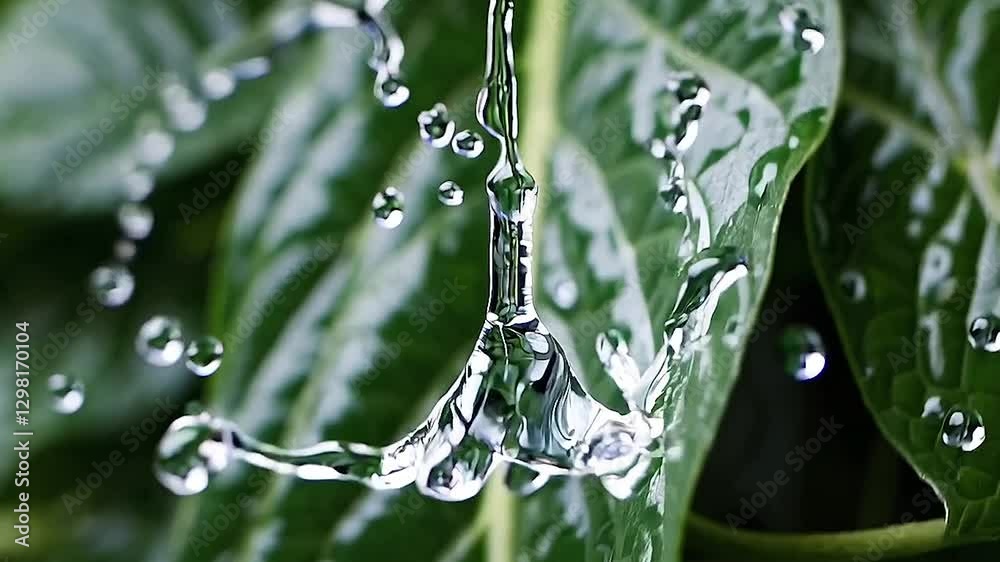 dew on leaf