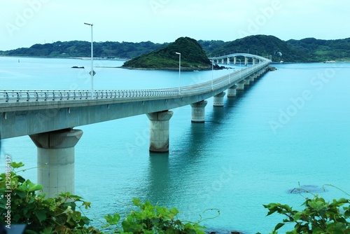 Shimonoseki's Tsunoshima Bridge , 下関の角島大橋