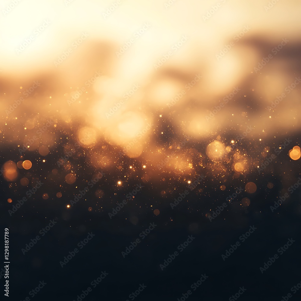 Fototapeta premium soft golden clouds with dreamy blurred effect