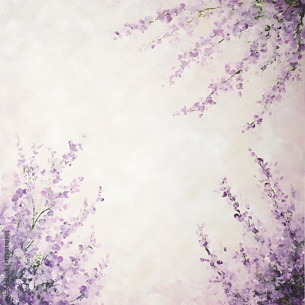 Obraz premium soft lilac and ivory smooth background
