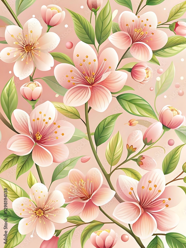 Pink flower with a green stem Pink flower with a green stem