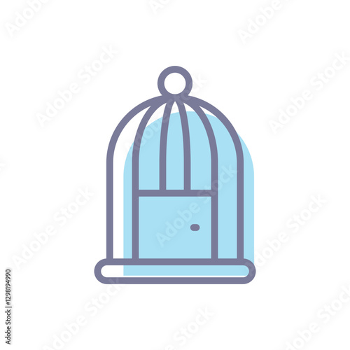Bird Cage Vector icon