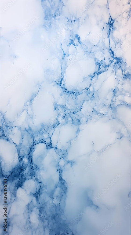 Fototapeta premium Abstract Blue Marble Background Illustration