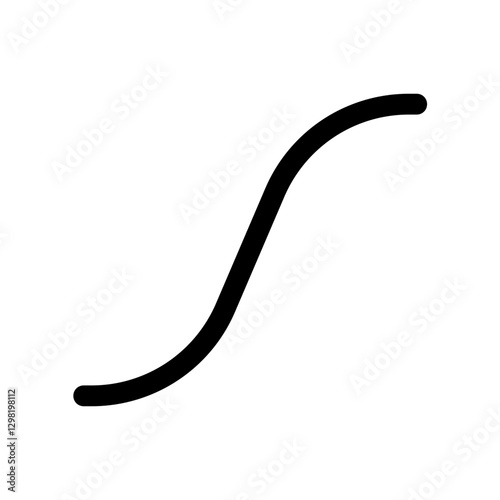 ease curve line style, perfect for user interface projects
