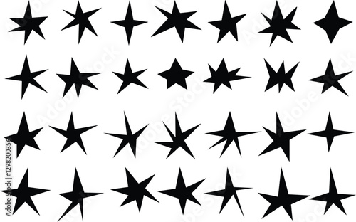Abstract Star Shape Collection