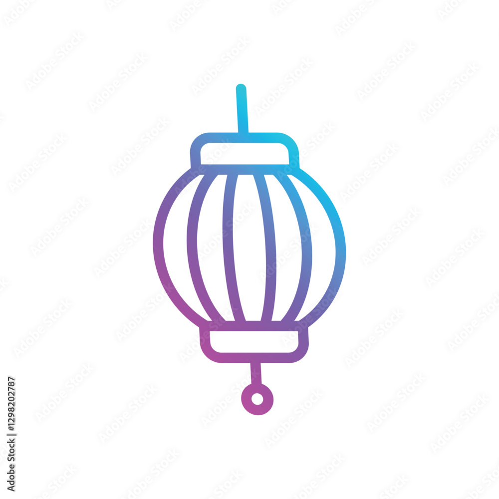 Lantern Vector icon Lantern Vector icon