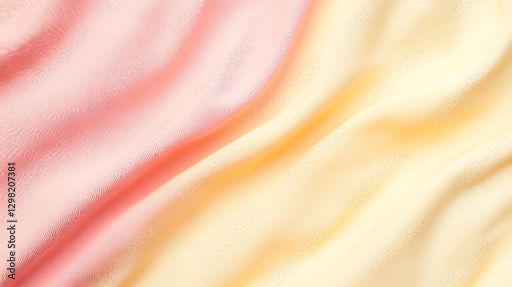Fototapeta premium pastel pink yellow soft gradient background