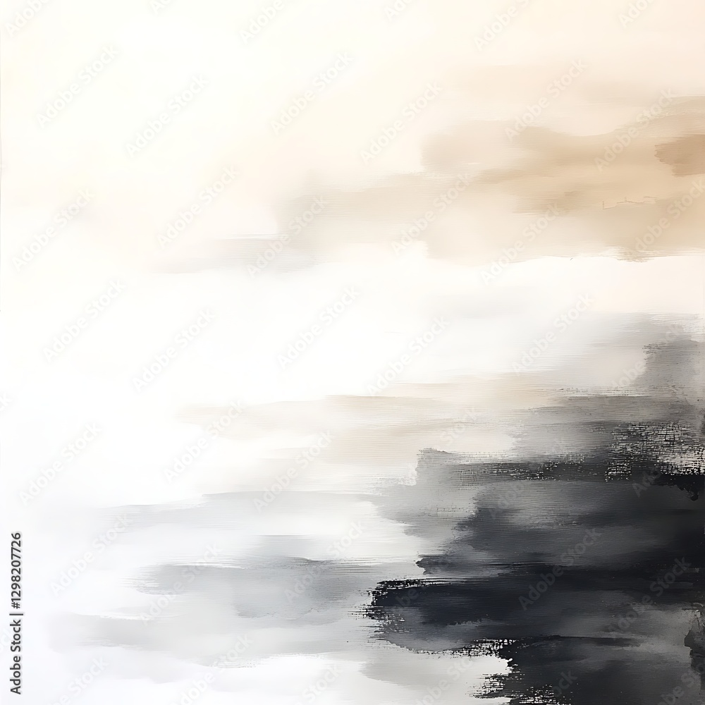 Fototapeta premium neutral watercolor abstract soft background