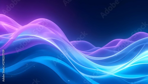Vibrant Wave Design for Backgrounds and Graphics