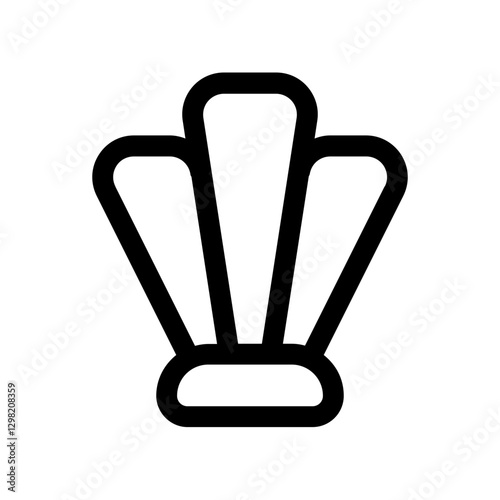 reward trophy line style, perfect for user interface projects