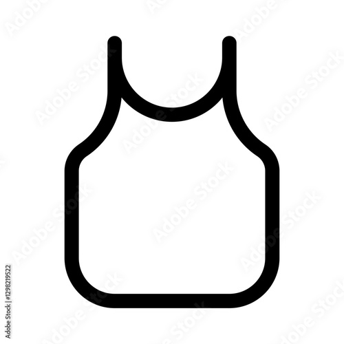 tank top line style, perfect for user interface projects