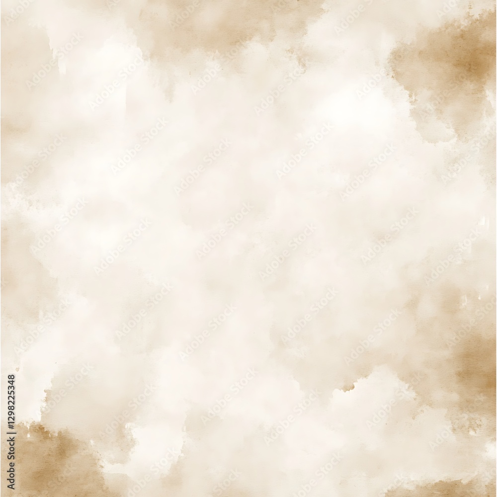 Obraz premium champagne beige soft watercolor background