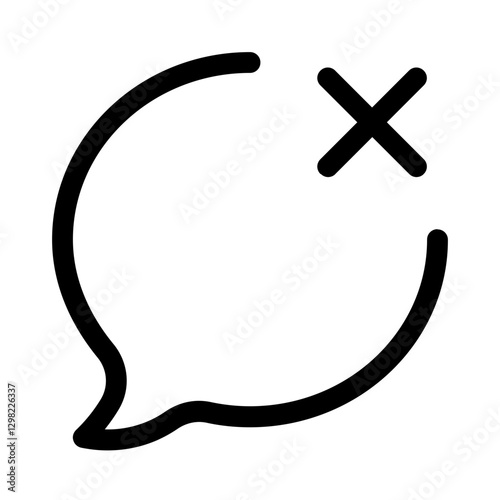 delete chat line style, perfect for user interface projects