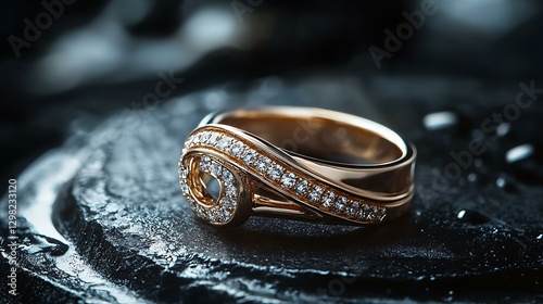 Luxury jewelry brand marketing, elegant product photography, cinematic lighting