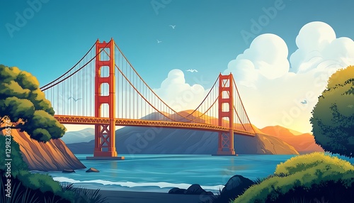 Golden Gate Bridge Scenic View