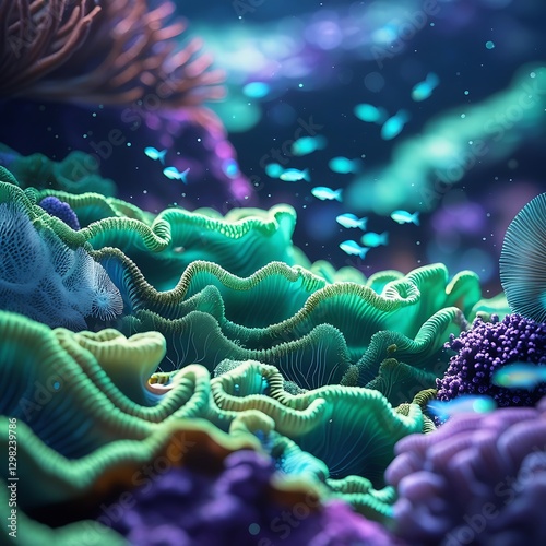 coral reef macro  texture, abstract marine ecosystem background on a coral reef