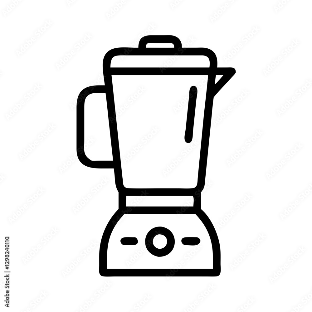 Vector icon of a blender jar designed for culinary arts and kitchen activities, suitable for various digital projects and creative uses Vector icon of a blender jar designed for culinary arts and kitchen activities, suitable for various digital projects and creative uses