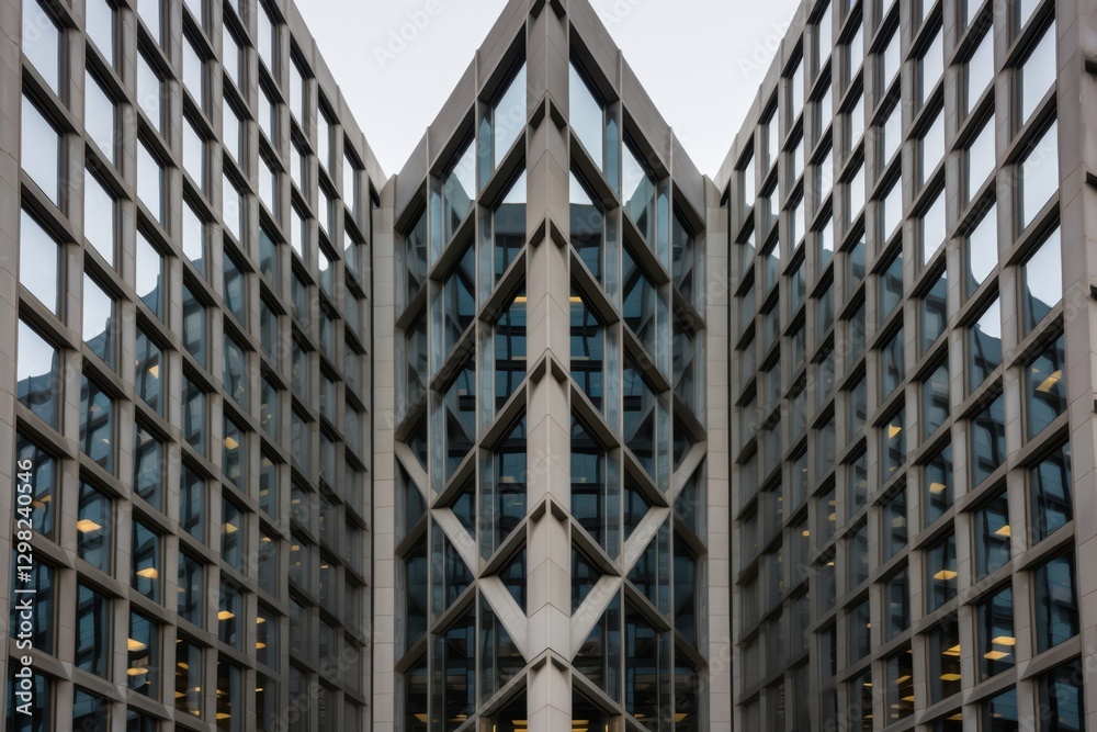 Fototapeta premium modern abstract city glass architecture