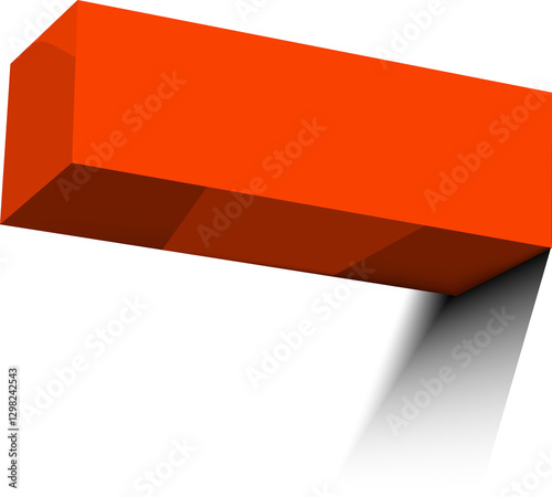 Light box sign for advertising on a white and black background