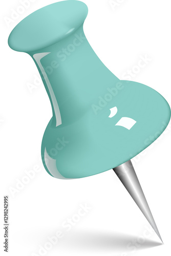 Clip pin memo collection realistic for decoration