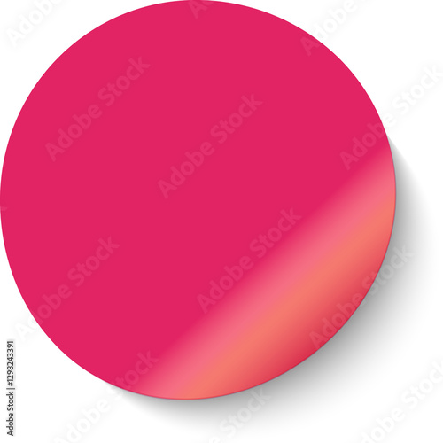 Label sticker logo template promotion for decoration