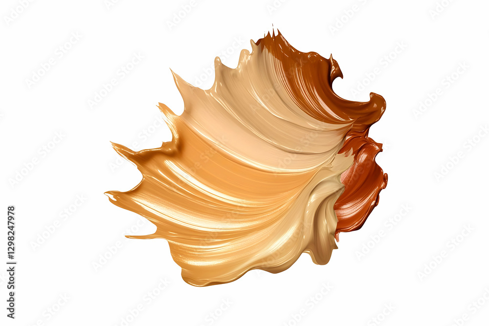 Swirled Foundation Shades Abstract 3D Swirled Foundation Shades Abstract 3D