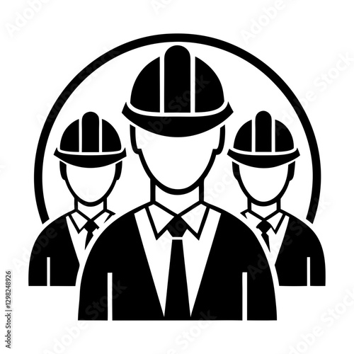  Construction Engineers Icon | Team of Architects & Workers