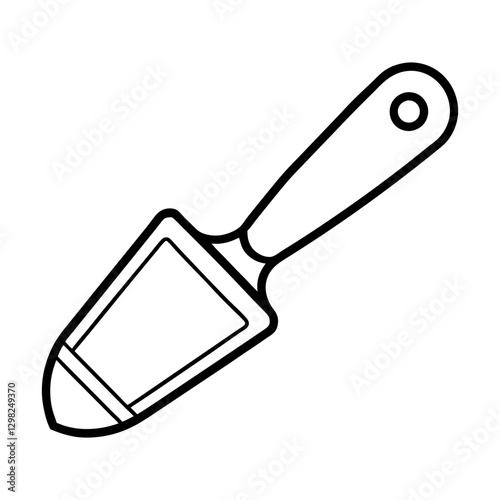 Putty Knife Vector Icon 