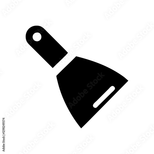Putty Knife Vector Icon 