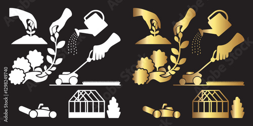 Essential Gardening Icons Cultivating Nature in Style