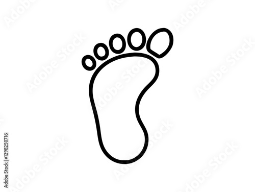  Footprint Outline Icon