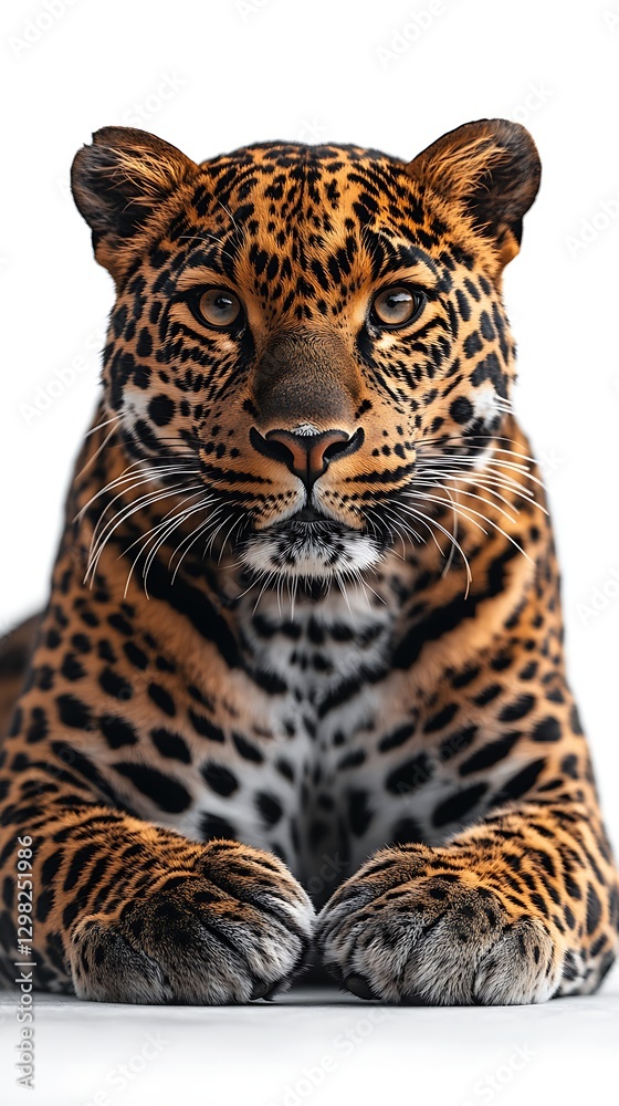 Obraz premium Majestic Leopard Portrait