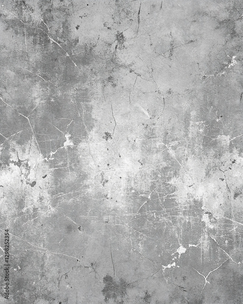 Fototapeta premium Detailed Distressed Concrete Background Texture in Monochrome Grunge Color