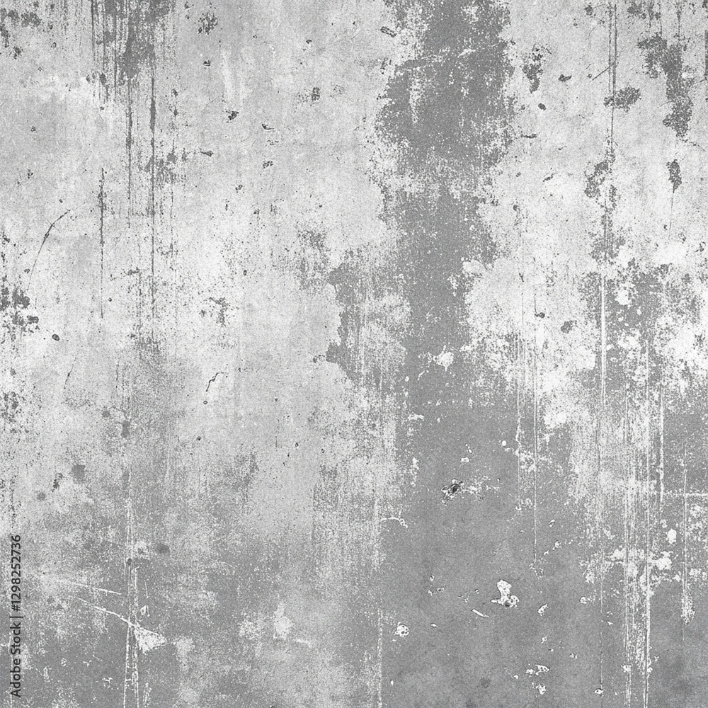 Fototapeta premium Detailed Distressed Concrete Background Texture in Monochrome Grunge Color