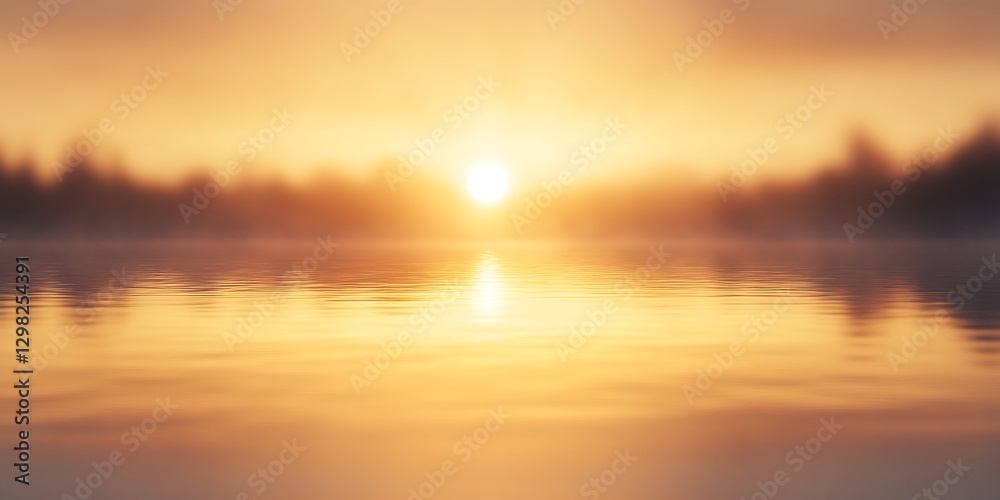 sunrise reflections misty glow soft background sunrise reflections misty glow soft background
