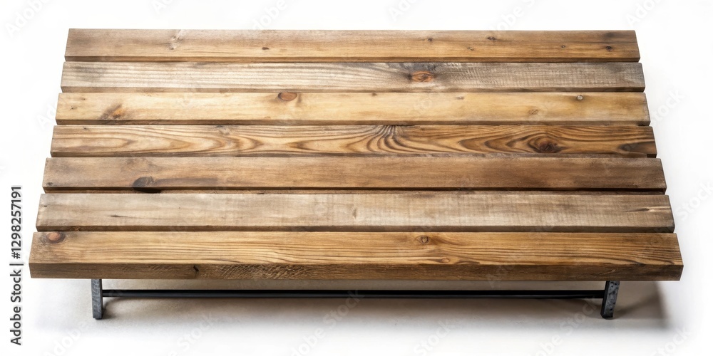 Rustic Wooden Table with Sleek Metal Base, Perfect for Modern or Farmhouse Decor Rustic Wooden Table with Sleek Metal Base, Perfect for Modern or Farmhouse Decor