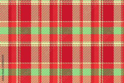 Softness fabric background pattern, usa tartan textile plaid. Nice texture vector seamless check in red and light colors.
