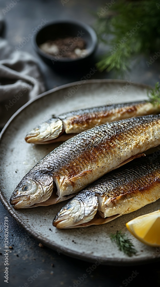 Roasted Fish Platter with Lemon Roasted Fish Platter with Lemon