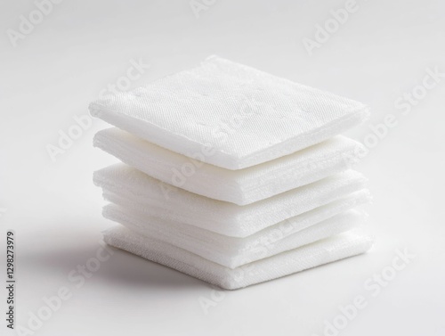 Alcohol Pads. Disinfection and Antibacterial Alcohol Swab for Virus Cleaning and Medical Use