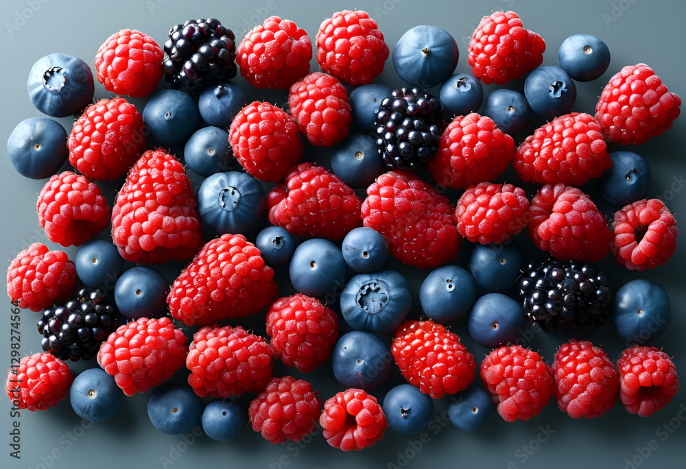 background with berry mix on table background with berry mix on table